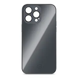 Чехол-накладка для Apple iPhone 14 Pro Max, Replica MagSafe, черный, противоударный защитный чехол с магнитным кольцом MagSafe, защита всего корпуса, TPU+PC, зеркальный, выступающий бортик вокруг экрана, ArmorStandart (ARM76206)