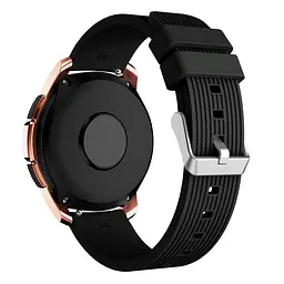 Ремінець BeWatch шириною 20 мм для Samsung Galaxy Watch 42 mm \ Galaxy Active Чорний (1012101) - мініатюра 5