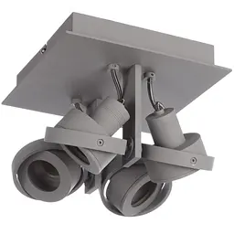 Підсвітка Brille накладна поворотна для офісу MS-07/4 GU10 DGY - мініатюра 2