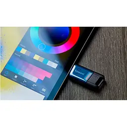 USB флеш-накопичувач Kingston DataTraveler 80 M 128GB USB-C 3.2 Gen 1 Blue/Black [DT80M/128GB] [90937] - мініатюра 4