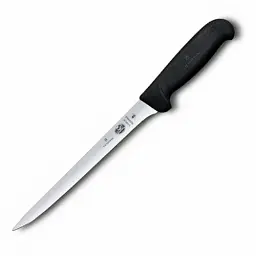 Кухонний ніж Victorinox Fibrox Filleting Flexible 20 см Black (5.3763.20)