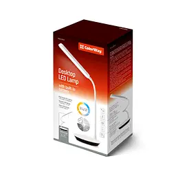 Настільна лампа ColorWay Portable & Flexible 360, 4W, battery 1800 mAh (CW-DL12FB-W) - мініатюра 8