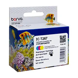 Картридж Barva Epson T267 (C13T26704010) 200 c, Color (IC-T267)