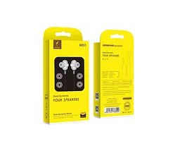 Гарнітура SkyDolphin SR21 Four Speakers with mic Білий (HF-000482) - мініатюра 2
