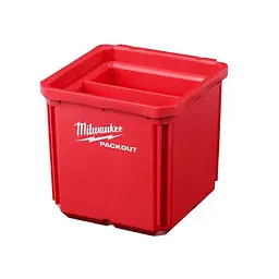 Контейнер 10x10см із вкладкою для дрібних предметів PACKOUT MILWAUKEE 2 шт - мініатюра 2