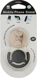 Тримач для телефону TOTO Popsocket plastic BNS 197 Elephant Black