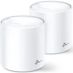 TP-Link Маршрутизатор DECO X60 2PK AX3000 1xGE LAN 1xGE WAN MU-MIMO OFDMA MESH