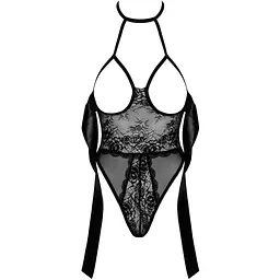 Боді Kissable Sexy Kiss Body Black S/M - мініатюра 8