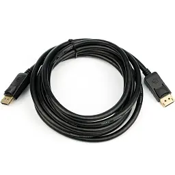 Кабель мультимедійний DisplayPort M to DisplayPort M 5.0m 8K/4K black Atcom (50121)