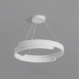 Стильна підвісна LED-люстра Art 2461/500+500WH - мініатюра 8