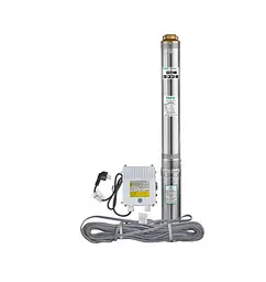 Насос свердловинний відцентровий Taifu 4STM 6/20+2M Н=140 м, Q=8,4 м3, P=2200 Вт, кабель 2 м +пульт (TF3397)