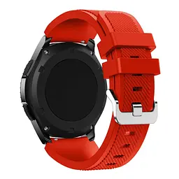 Силіконовий ремінець Primo для годинника Samsung Gear S3 Classic SM-R770/Frontier RM-760 Red - мініатюра 2