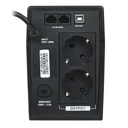 Пристрій безперебійного живлення LogicPower U650VA-P USB (2436) - мініатюра 4