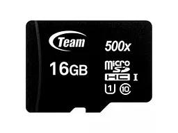 Карта пам'яті Team microSDHC UHS-I 16 GB (TUSDH16GCL10U02)