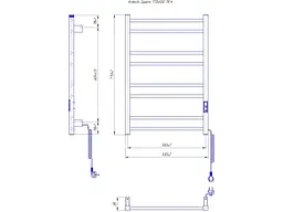 Сушарка для рушників Ardesto Square-TR K (6.1.0702.06.BM) - мініатюра 4