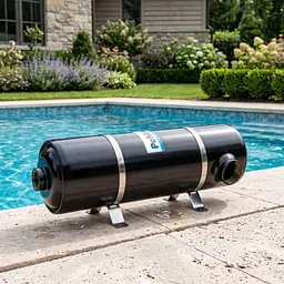 Теплообмінник для басейну Pahlen Maxi-Flo 120 кВт трубчастий з нержавіючої сталі - мініатюра 2