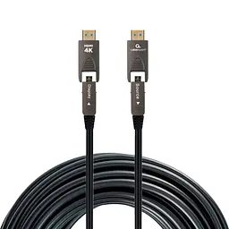 Кабель мультимедійний HDMI to HDMI A/D to A/D 30.0m V.2.0 4K 60Hz Optic (AOC) Cablexpert (CCAP-HDMIDD-AOC-30M) - мініатюра 2