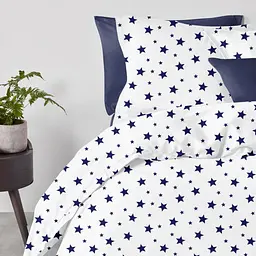 Підковдра двоспальна Cosas Big Blue Star 180х220 см (StarBigBlue_White_180q) - мініатюра 3