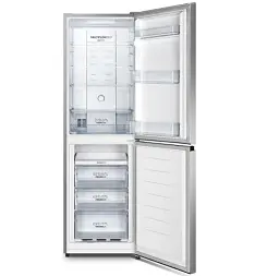 Холодильник Gorenje NRK418ECS4, Grey, двокамерний, загальний об'єм 256L, корисний об'єм 171/85L, No Frost, A+, 182.4x55x55.7 см - мініатюра 2