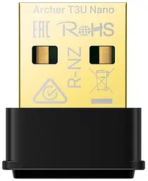 WiFi-адаптер TP-Link Archer T3U Nano USB 2.0 Wi-Fi 5 (AC) (ARCHER T3U NANO) - мініатюра 1
