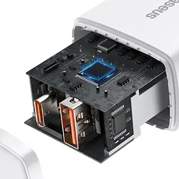Мережевий зарядний пристрій Baseus Compact Quick Charger 20W (CCXJ-B02) White [65838] - мініатюра 5