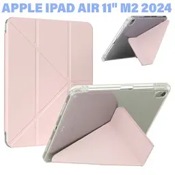 Чохол до планшета BeCover Ultra Slim Origami Transparent Apple iPad Air 11" M2/M3 (2024/2025) Pink (711391) - мініатюра 7