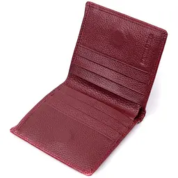 Маленький жіночий гаманець із натуральної шкіри ST Leather 19467 бордовий - мініатюра 3
