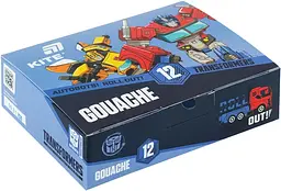 Фарби гуашеві, 12 кольорів по 20 мл Transformers TF23-063 Kite