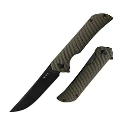 Ніж складаний туристичний Ruike P122-MB, (9.2 см) 14C28N / мікарта коричневий - мініатюра 10