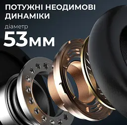 Ігрові бездротові навушники GamePro HSW-191-BL Asgard Skadi Wireless 7.1 Black - мініатюра 4