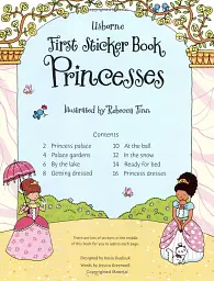 First Sticker Book. Princesses - мініатюра 2