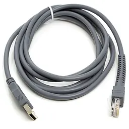 Кабель для сканерів штрих-коду PowerPlant USB (M) - RJ45 (M), 1 м