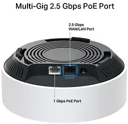 MESH-система TP-Link Deco X50 PoE AX3000 1Pcs White 802.11ax (Deco-X50-PoE-1-pack) - мініатюра 6