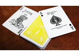 Карти гральні United States Playing Card Company Bicycle Rider Back Yellow deck (09421) - мініатюра 4