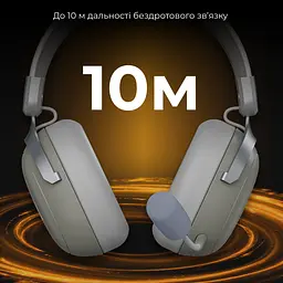 Bluetooth-гарнітура Ajazz AHM08 MAX 3-Mode Сірий (AHM08-MAX-GW) - мініатюра 4
