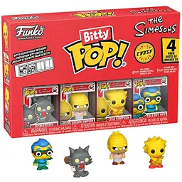 Набор игровых фигурок Funko Bitty Pop! Симпсоны Царапка (85710)