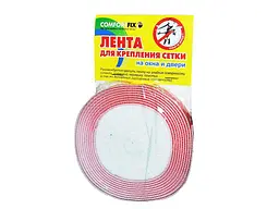 Кріплення для сітки самоклійка біле 10мм×6м COMFORTFIX (арт. 124282)