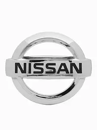 Емблема решітки задня для Nissan Хром 105х90 мм Пластик на скотчі (Завод) - мініатюра 4