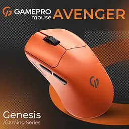 Миша бездротова GamePro Genesis Avenger Помаранчевий (GM096O) - мініатюра 5