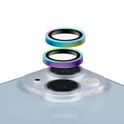 Протиударне захисне скло AR для камери Apple iPhone 15/15 Plus gradient , захист лінз від подряпин та ударів, лінзи на камеру з рамкою, ArmorStandart (ARM76139)