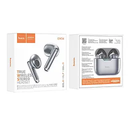 Навушники Hoco EW34 Full true wireless BT headset Grey - мініатюра 4