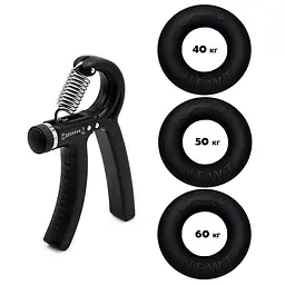 Набір кистьових еспандерів кільце+еспандер ножиці Power Grip Set2 Newt NE-1588-60