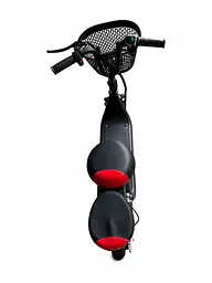 Дитячий електросамокат 500W 16Ah 8" з кошиком та сидінням чорний - мініатюра 4