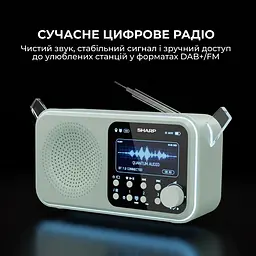 Радіоприймач Sharp DR-P420 Green - мініатюра 12