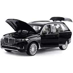 Колекційна металева модель автомобіля Автопром BMW X7 з інерцією, світлом та звуком 1:32 - мініатюра 3