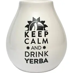 Калебас керамічний Keep Calm Кавовий 350 мл - мініатюра 9