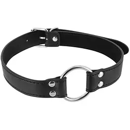 Кляп з кільцем Fetish Tentation Ring Gag чорний - мініатюра 2