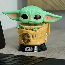 Фігурка Funko Pop! Star Wars the Mandalorian: Малюк у сумці 9.6см (50963) [118717] - мініатюра 5
