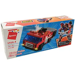 Дитячий конструктор Qman 1416 транспорт Water Pulse Fire Truck