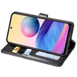 Чохол-книжка GETMAN Gallant [PU] для Xiaomi Redmi Note 10 5G / Poco M3 Pro [Black] [59754] - мініатюра 3